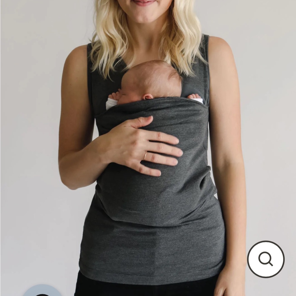 Gray Women's Babywearing Top